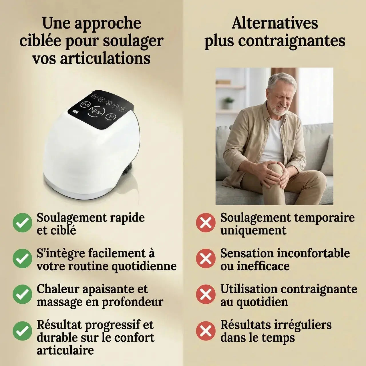 Joint EASE pro ™ : Masseur pour genoux, épaules, coudes Liberty