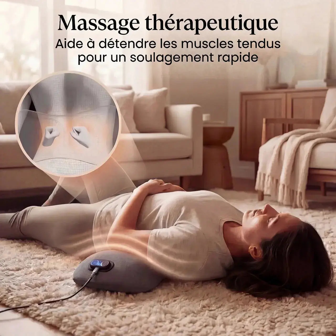 Masseur 3 en 1 Clair Bois Les Visionnaires