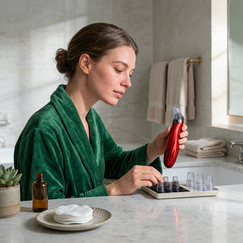 Préparez la peau et choisissez l'embout