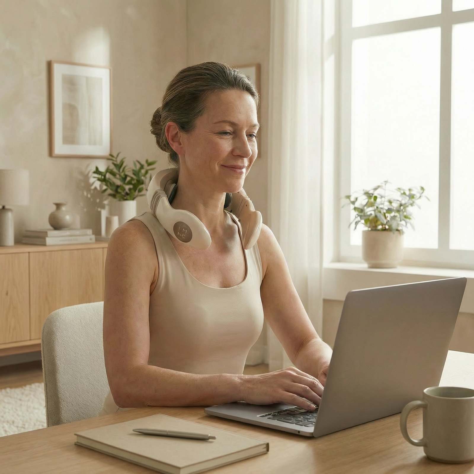 Lancez le massage et ajustez l'intensité