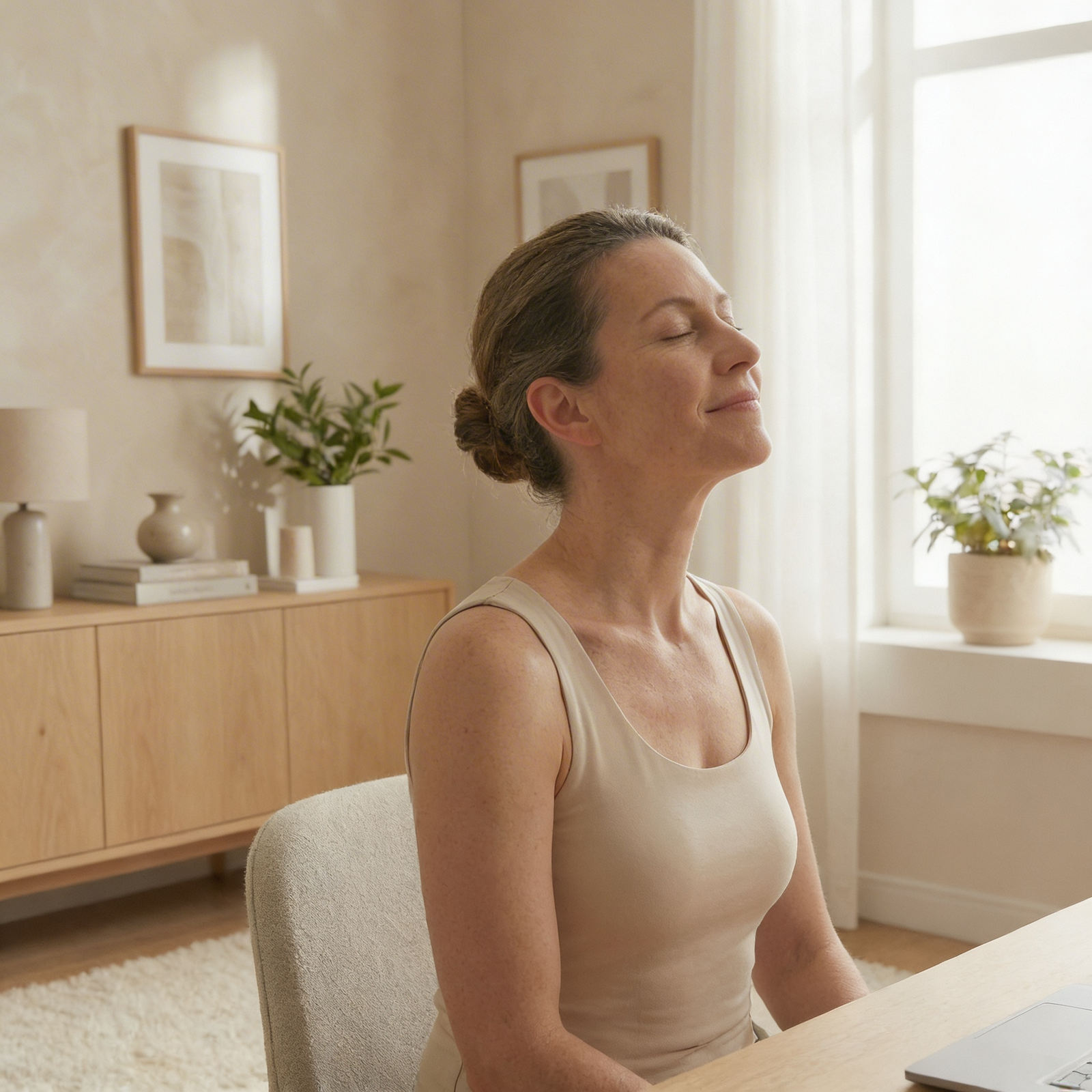 Laissez la nuque se relâcher en quelques minutes
